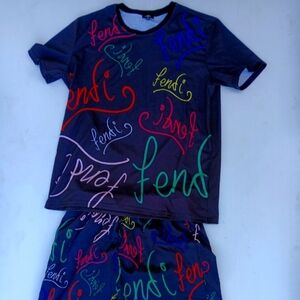 Fendi Beach Fit  Men Sz M (Shorts ncluded)